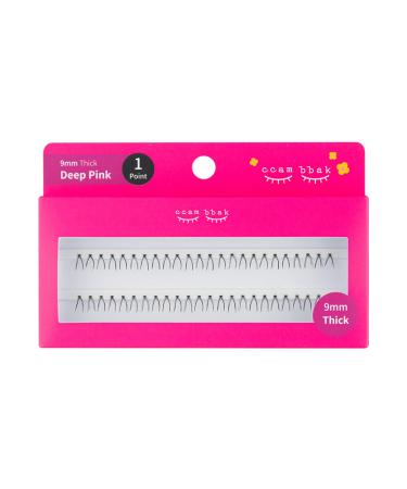 CCAMBBAK Original Light/Thick Eyelashes (9mm Thick (Black) 1Point)