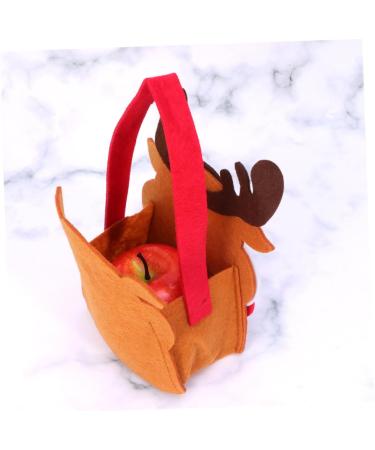 STOBAZA Ornament Handbags Xmas Party Bags Christmas Candy Handbag Decorations Winter 3D Candy Stand As Shown 12X8X15cm - Buy Online on GoSupps.com
