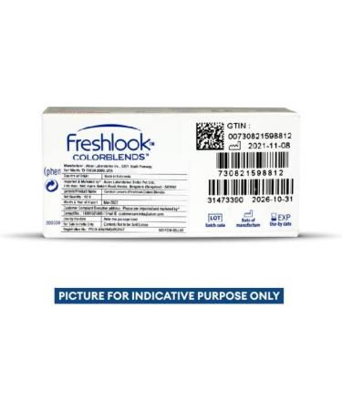 Buy FreshLook Colorblends Gray Monthly Soft Lenses | 2 Pieces BC 8.6mm DIA 14.5mm - Shop Internationally - Buy Online on GoSupps.com