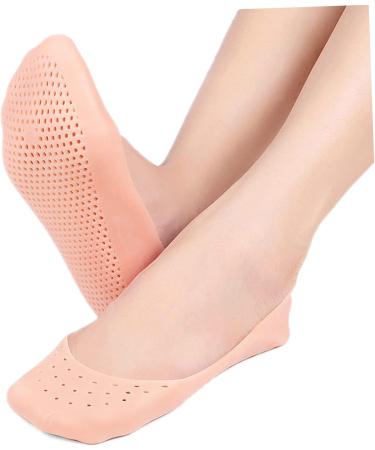 Mikinona 2pairs Socks Moisturizer Mens Gel Mens Sock Heel Protectors Cracked Feet Skin Anti-Cracking Feet Foot Covers Foot Lotion Foot Protection Covers Loafer Liners Men White Sebs - Buy Online on GoSupps.com