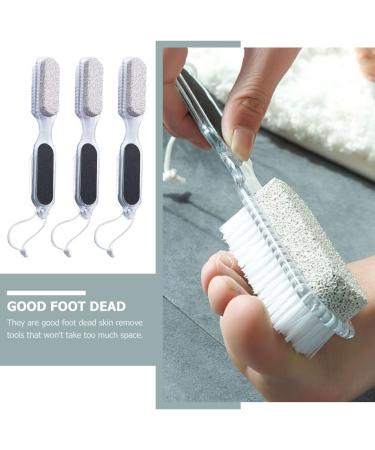 3pcs Permanent Dead Skin Remover - Travel Foot Care Tools & Supplies | Best Foot Care Brush for Smooth Feet - Buy Online on GoSupps.com
