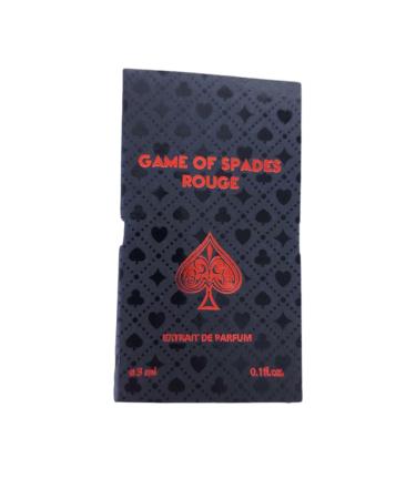 Jo Milano Game of Spades Rouge Extrait De Parfum Spray 0.10 Ounce (Unisex) (Pack of 2) 0.1 Fl Oz (Pack of 2) - Buy Online on GoSupps.com