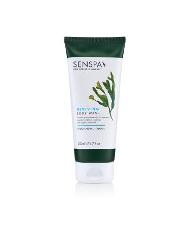 SenSpa Reviving Seaweed Body Wash Vegan Shower Gel 200ml