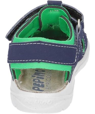 Ricosta Gery M 61 Boys' Sandals - 3.5 UK Child - Nautic Neon Green Blue - Buy Online on GoSupps.com