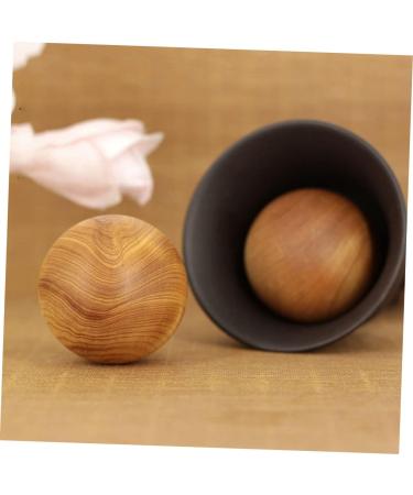 Buy Homsfou 2-in-1 Massage Globe & Hand Trainer | Face Roller & Stress Relief Fitness Balls | Wooden Baoding Body Massager for International Shipping - Buy Online on GoSupps.com