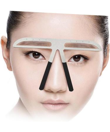 Beavorty eyebrow measure ruler eyebrow stencil positioning DIY ruler calipers t tool Three-point positioning 1 count (Pack of 1) As Shown - Buy Online on GoSupps.com