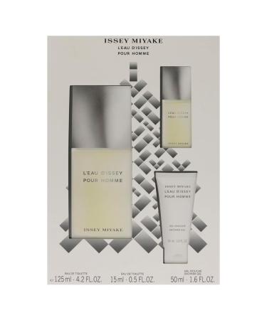 Issey Miyake Leau Dissey Pour Homme Men 3 Pc Gift Set - Buy Online on GoSupps.com