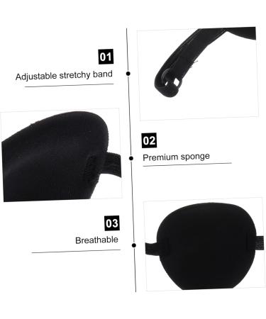 FOYTOKI 10pcs Lazy Eye Patch Halloween Eye Patch Pirate Eye Patch Adjustable Single Eye Covers Eye Mask - Buy Online on GoSupps.com