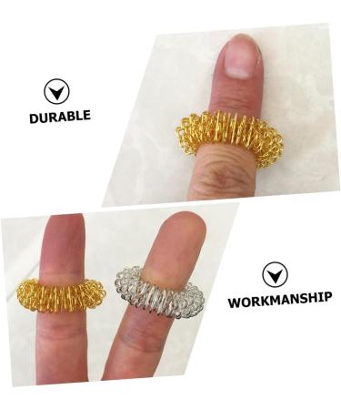 Frcolor 9-St Massager Ring - Aromatic Acupressure Finger Massage Tool | International Shipping on Household & Toy Items - Buy Online on GoSupps.com