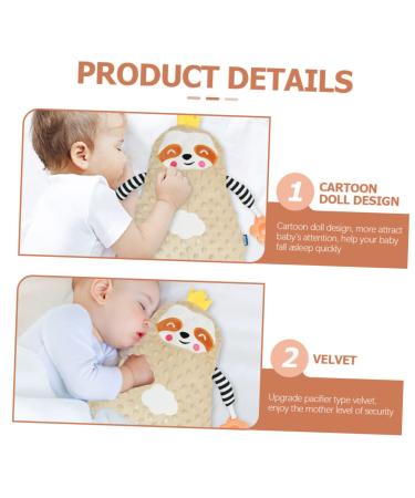 Ibasenice 5-Stage Baby Comfort Towel & Blanket | Muslin Pacifier for Babies | Calming Plush Toys | Soft PP Cotton Filling - Buy Online on GoSupps.com