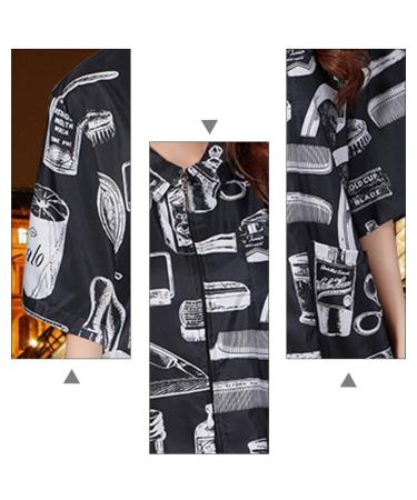 Minkissy Barber Jacket | Hair Salon Stylist Uniform for Men & Women | Grooming Smock Vest - Buy Online on GoSupps.com