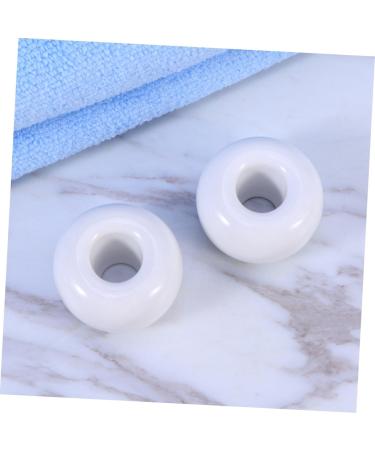 Cabilock Cute Round Toothbrush Holder - 9 Pcs Hygienic Storage for Braces Lovers - White Medium Toothbrush Organizer - Buy Online on GoSupps.com
