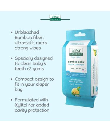 Aleva Naturals Bamboo Baby Wipes Daily Essentials Pack Hand & Face Pacifier & Toy Tooth 'n' Gum Wipes Natural Organic Plant-Based Hypoallergenic Biodegradable Unbleached - Buy Online on GoSupps.com
