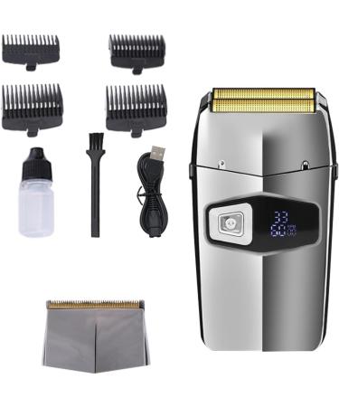 2 in 1 Waterproof Electric Foil Shaver & Beard Trimmer for Men - Cordless Rechargeable Grooming Kit - Buy Online on GoSupps.com