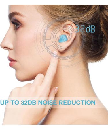 12 Pairs Ear Plugs for Sleeping Soft Reusable Moldable Silicone Earplugs Noise Cancelling and Sound Blocking Ear Plugs with Case 32dB NRR Suitable for Swimming Concerts Airplane Travel - Buy Online on GoSupps.com