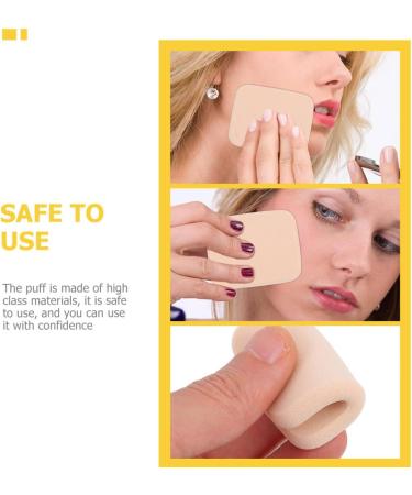 POPETPOP 8 Sets Puff Eye Shadow Square Powder Puffs Cushion Foundation Puff Dry Powder Puffs Makeup Supplies Makeup Applicator Girl Sponge Face Wedge - Buy Online on GoSupps.com