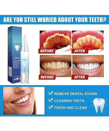 Neslemy Gum Shield Therapy Gel & Teeth Whitening Pen - 4 Pack for Gum Repair & Deep Cleaning - Buy Online on GoSupps.com