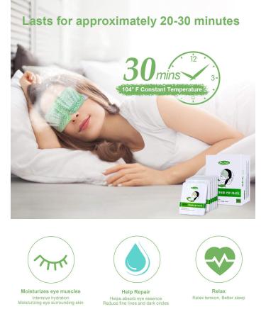 Steam Eye Mask Bundle - 16 Packs Unscented & 16 Packs Chamomile - Buy Online on GoSupps.com