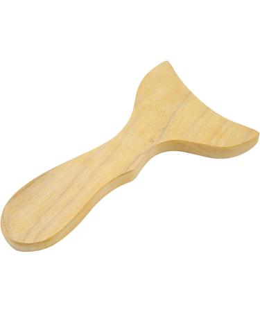 Verdant Touch Wood Gua Sha Board - Natural Body Massage Tool for Muscle Relaxation & Tiredness Relief | 17.8 cm - Buy Online on GoSupps.com