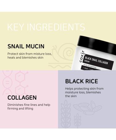 Coxir Black Snail Gift Set - Ultimate Korean Skin Care for Repairing & Firming | Foam Cleanser Serum & Cream | Perfect Birthday Present - Buy Online on GoSupps.com