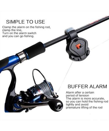 LIZHOUMIL Fishing Alarm Bell with Light Indicator | High Sensitivity Bite Sensor | Portable Ring Bite Alarm for Night Fishing | Tackle Accessory in Colorful Box - Buy Online on GoSupps.com