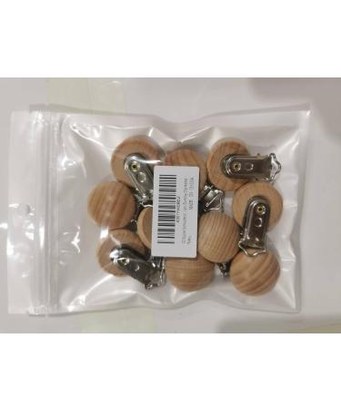 10 Eco-Friendly Natural Wood Pacifier Clips | Non-Toxic Dummy Clip Holders for Babies - Buy Online on GoSupps.com