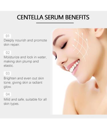 Centella Serum with Centella Asiatica Extract Hyaluronic Acid 50ml - Wild Plant-Based Formula for Smooth and Hydrated Skin Mild Ingredients for Rough Skin Refinement Suitable for All Skin Types - Buy Online on GoSupps.com
