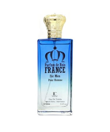 J & H VARIETY PERFUME DE REIS FRANCE Eau de Toilette Natural Spray logne for Men Wonderful Gift Woody Aromatic Daytime and Casual Use for all Skin Types 3.4 Fluid Ounce - Buy Online on GoSupps.com