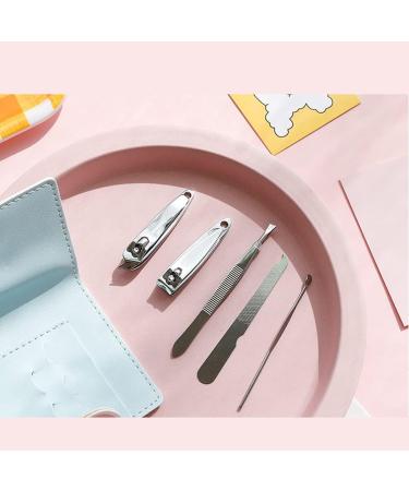 Nail Clippers Set Cute Girls Manicure Clippers Stainless Steel Nail Clippers Personal Care Cleaning Portable 5-Piece Set for Girls (Color : A) - Buy Online on GoSupps.com
