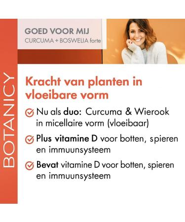 Botany BOTANICY Curcuma + Boswellia forte 30 turmeric incense capsules with brand raw material NovaSOL Plus vitamin D3 for bones and muscles high bioavailability incense turmeric capsules high - Buy Online on GoSupps.com