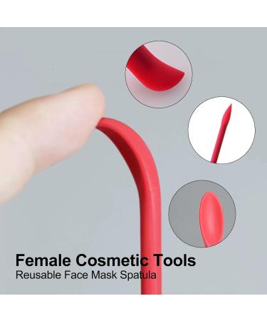 Shop Spatula Cosmetics: Reusable Silicone Makeup Spatula & Spoon for Beauty & Kitchen - Perfect for Handmade Palettes - Buy Online on GoSupps.com