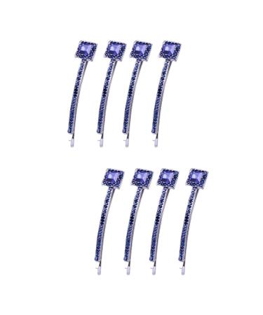 minkissy 4 Pairs Pearl Clips for Hair Rhinestones Hair Barrettes Wedding Hairpin Bridal Headpieces for Wedding Elegant Hairpin Wedding Headpiece for Bride Miss Fashion Partition Folder