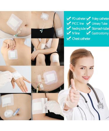 Adhesive Island Wound Dressing Bandages - Breathable Bordered Gauze Patches for Surgical Incisions & Injury Care (4x6 Inch Pack of 10 - Buy Online on GoSupps.com