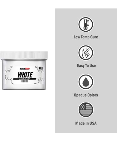 Rapid Cure White Plastisol Ink (16oz) for Silk Screen Printing - Low Temp Curing Fabric Ink by Screen Print Direct - Buy Online on GoSupps.com