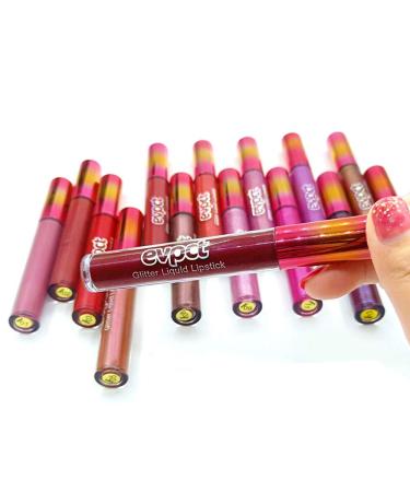 6Pcs Matte to Glitter Liquid Lipstick Set - Long Lasting 6 Color Kit for Women - Diamond Shiny Dark Red Pink Purple Glitter Sparkle Glossy Metallic Shimmer - Waterproof Lip Gloss (Pack of 1) - Buy Online on GoSupps.com