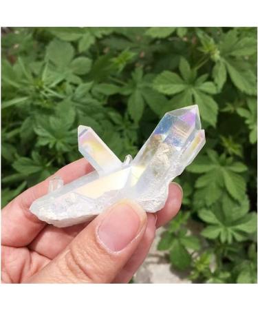 Crystal 40-50g Natural Crystal Quartz Cluster Colourful Specimen Electroplating Coated Reiki Stone Home Decoration Craft ERTEYIN - Buy Online on GoSupps.com