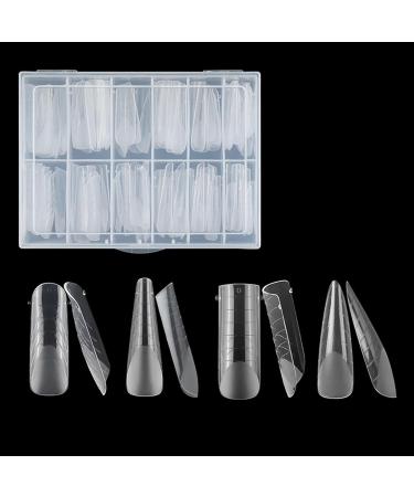 Duals Forms Acrylic Nail System UV Gel Nail Mold Full Cover Fasle Nail Tips Nail Form French Extension Tips Stickers Duals Forms Nail Mold For Uv Gel For Toes - Buy Online on GoSupps.com