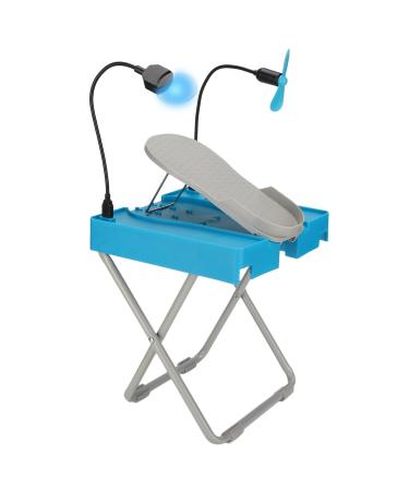 Pedicure footrest simple storage of professional foldable stable stable pedicure footsteps with LED magnifying glass drying fan for home for nail studio