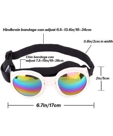 3Pcs Stylish Pet Glasses Cool Dog Sunglasses Dog Doggles Waterproof Windproof Eyewear UV Protection Sunglass for Doggy Puppy - Buy Online on GoSupps.com