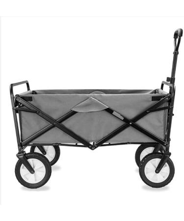 Collapsible Folding Garden Outdoor Park Utility Wagon Picnic Camping Cart for Outdoor Garden Beach Park Shopping Festival Camping Gardening Concerts Pets G:gray - Buy Online on GoSupps.com