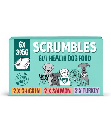 Scrumbles Natural Wet Dog Food Multipack 6x 395g Variety Pack