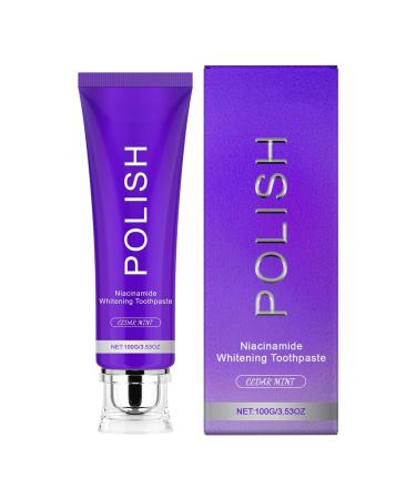 Anti-Badging Toothpaste 153g Gentle Refreshing Deep Clean Removes Dental Stains for Adults | For Women Men Coffee Lovers Morning Evening Daily Travel Home Office