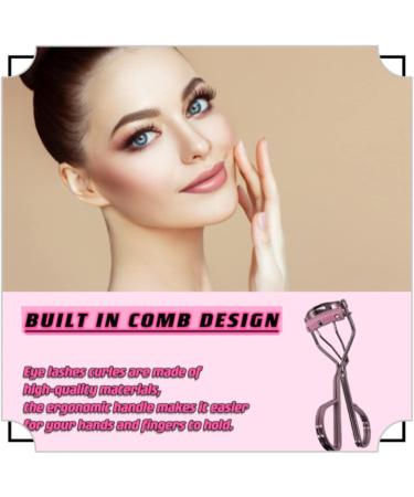 Buy Eyelashes Curler with Built-in Comb & Silicone Pads | Instant Lash Lift Tool for Women & Girls Perfect Makeup Accessory - Buy Online on GoSupps.com