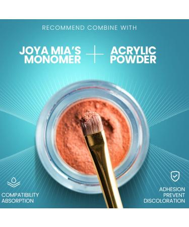 Joya Mia Low Odor Slow Setting Liquid Monomer 4oz - MMA and EMA Free, Superior Adhesion Formula for Acrylic Powder - Buy Online on GoSupps.com