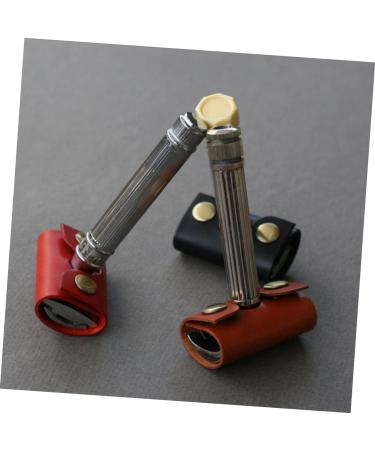 Frcolor 15-Pack Men's Safety Razors & Leather Cases | International Shipping - Buy Online on GoSupps.com