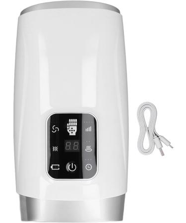 Portable Hand Massager with Heat & Compression 2 Vibration Settings 4 Starch Levels Rechargeable Finger & Wrist Relief for Arthritis - Buy Online on GoSupps.com