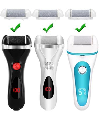 Replacement Roller Heads for Electric Callus Remover - 3 Pack White - Pedicure Tools for Cracked Heels and Dead Skin - Buy Online on GoSupps.com