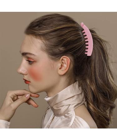 6 PCS Large Banana Hair Clips for Thick Hair - Strong Hold Nonslip Combs for Women and Girls - Buy Online on GoSupps.com