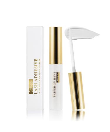 Lash Glue Cluster False Eyelashes Gule Strip Lash Glue for DIY Lash Extensions Super Strong Hold Eyelash Adhesive Waterproof Long Lasting for Lash Cluster Fast Drying Clear Eye Lash Glue