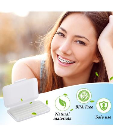 Orthodontic Wax for Braces - 10 Pieces & 50 Stripes | Relieve Irritation & Pain - White Dental Wax - Buy Online on GoSupps.com
